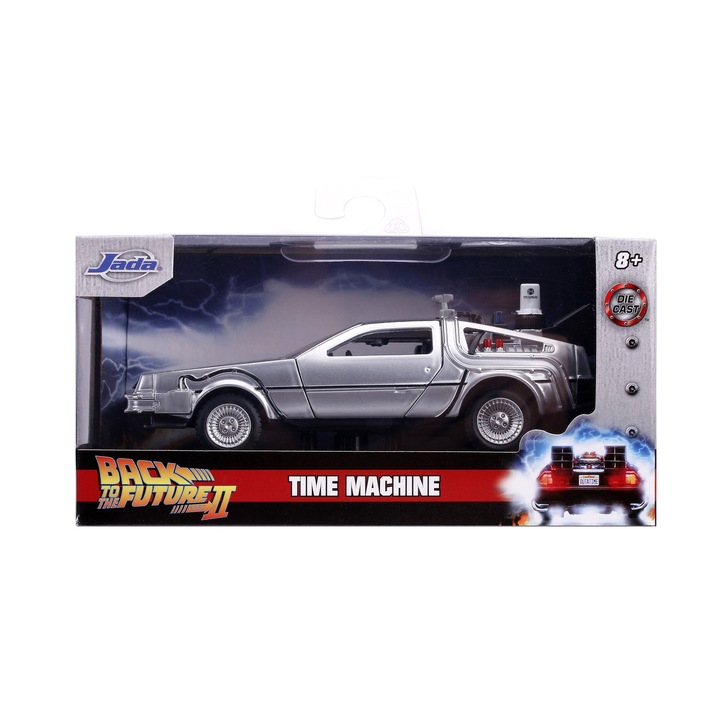 Количка Diecast Jada Toys - Back to the Future II, Time Machine 1:32