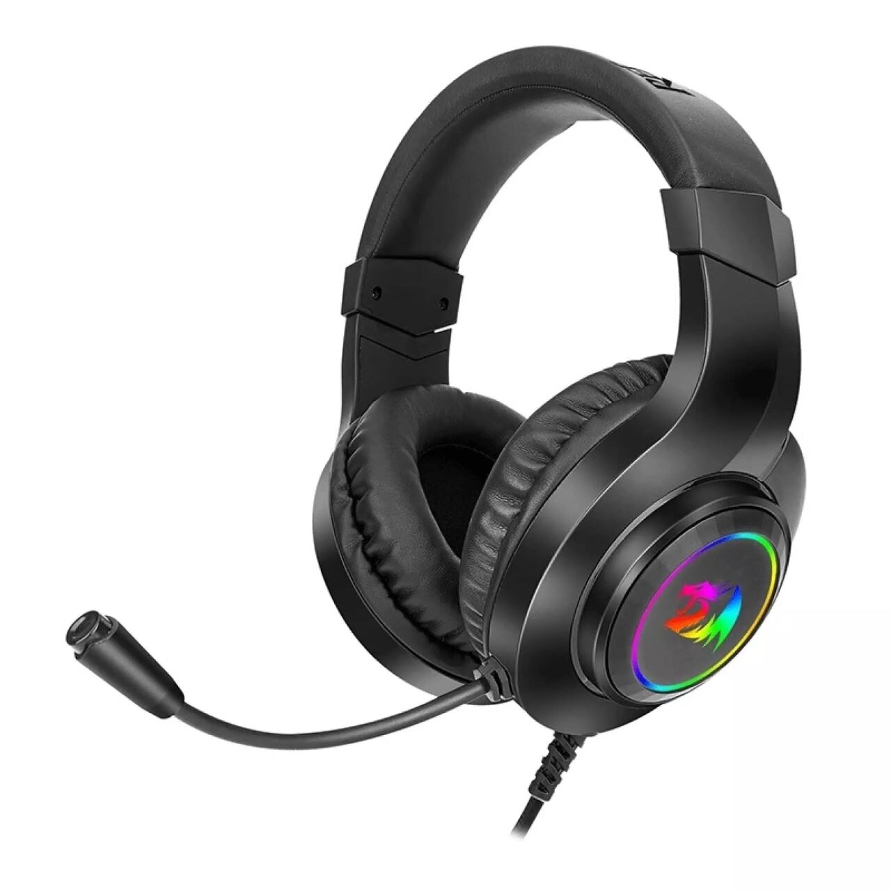 Casti gaming Redragon Hylas, iluminare RGB, difuzoare 50mm, jack 2x3.5mm & USB
