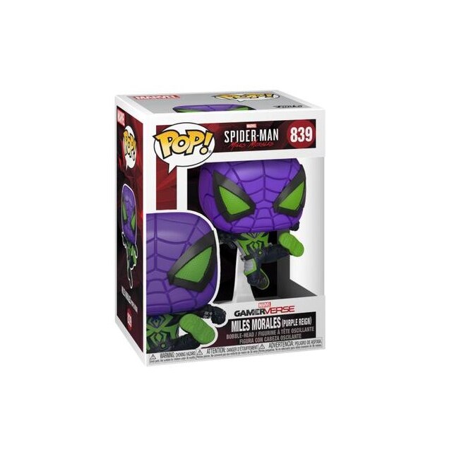 miles morales purple reign suit funko pop