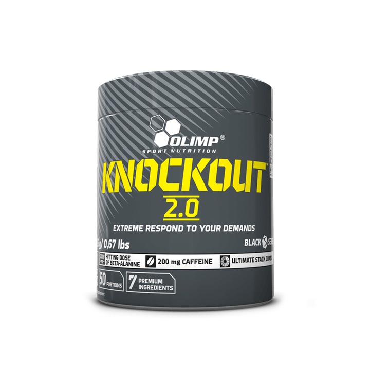 Pre Workout, Olimp, Knockout 2.0 Cola, 0,305 кг
