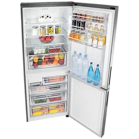 Combina frigorifica Samsung RL435ERBAS8/EO, 462l, No Frost, All Around Cooling, Digital Inverter, Clasa E, H 185 cm, Inox