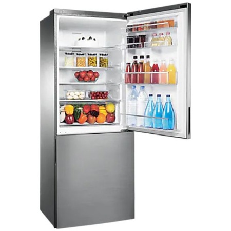 Combina frigorifica Samsung RL435ERBAS8/EO, 462l, No Frost, All Around Cooling, Digital Inverter, Clasa E, H 185 cm, Inox