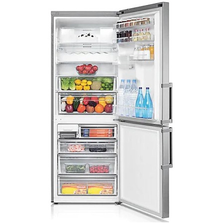 Combina frigorifica Samsung RL436EFBASL/EO, 458l, No Frost, All Around Cooling, Digital Inverter, Clasa E, H 185 cm, Inox