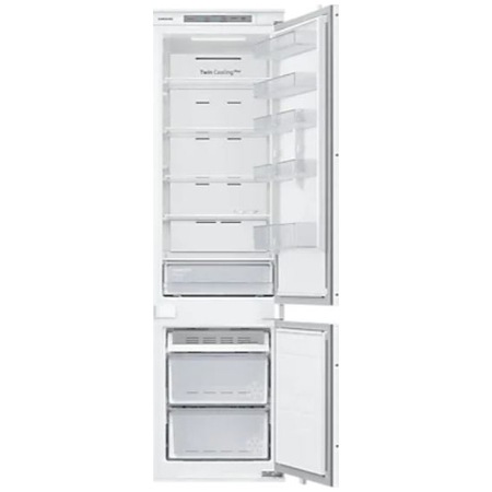 Хладилник с фризер за вграждане Samsung BRB30600FWW/EF, 298 л, No Frost, Twin Cooling, Cool Select+, Humidity Fresh, Клас F, H 193.5 см