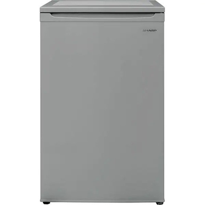 Хладилник SHARP, Директно охлаждане, 89 л, В 82.1 см, Клас F, Сребрист