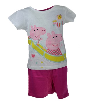 Compleu 2 piese pentru fete E Plus M Peppa Pig 325321, Roz 92 CM Standard Compleu 2 piese pentru fete E Plus M Peppa Pig 325321, Roz 92 CM Standard