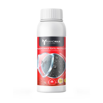 Impermeabilizant Protectie Nano pentru textile si covoare interior/exterior, Nanomax, 1L Impermeabilizant Protectie Nano pentru textile si covoare interior/exterior, Nanomax, 1L