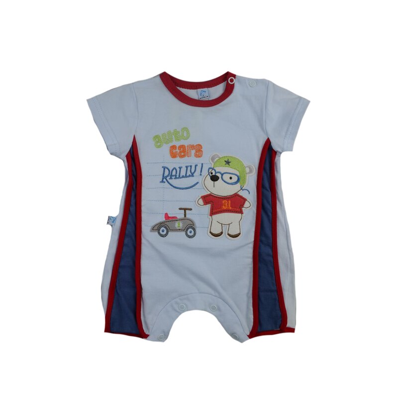 Salopeta de vara pentru baieti Koala 04-041-74-cm, Albastru 74 CM