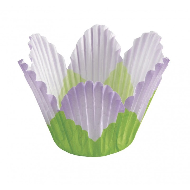 Set hartii briose cu petale, Wilton, 72 bucati