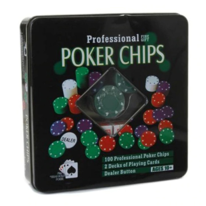 Set Poker Professional, 100 jetoane