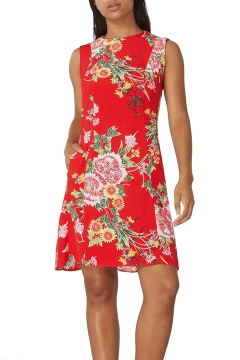 Rochie, Dorothy Perkins, Pentru femei, Design floral, Rosu, 40/L