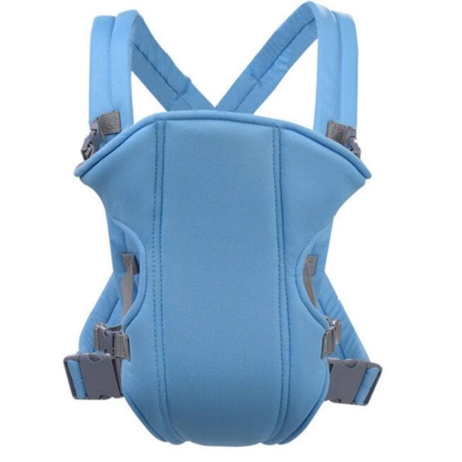 Marsupiu multifunctional pentru bebelusi si copii, pana la 15 kg, Nuanta albastru