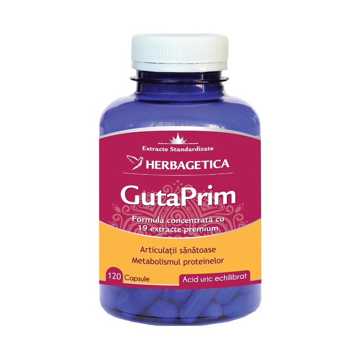 Supliment alimentar GutaPrim, Herbagetica, 120 capsule