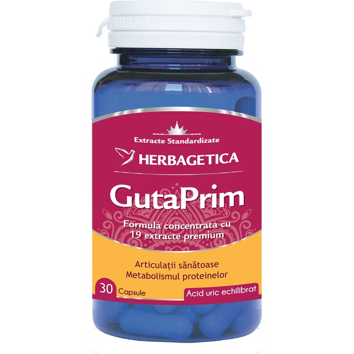 Supliment alimentar GutaPrim, Herbagetica, 30 capsule