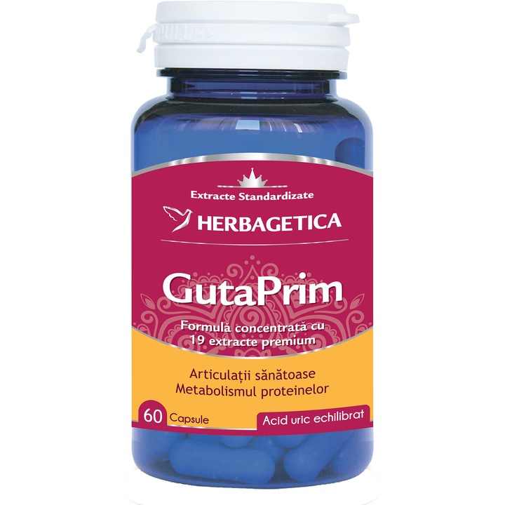 Supliment alimentar GutaPrim, Herbagetica, 60 capsule