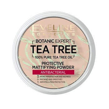 Pudra antibacteriana Botanic Expert Tea Tree 100% Oil, Eveline Cosmetics, no 01 - Transparent, 9 g Pudra antibacteriana Botanic Expert Tea Tree 100% Oil, Eveline Cosmetics, no 01 - Transparent, 9 g