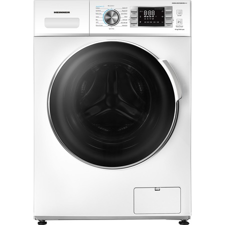 Masina de spalat Heinner HWM-M1015INVB+++, 10 kg, 1500 RPM, Clasa B, Motor Inverter, Display LED, Start intarziat, Alb