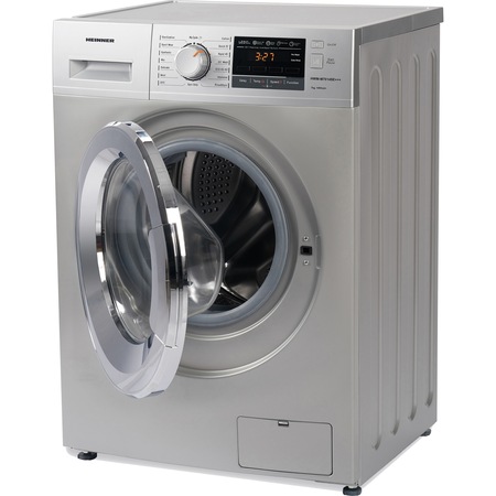Masina de spalat Heinner HWM-M7014SE+++, 7 kg, 1400 RPM, Clasa E, Start intarziat, Selector viteza centrifugare si temperatura de spalare, Argintiu