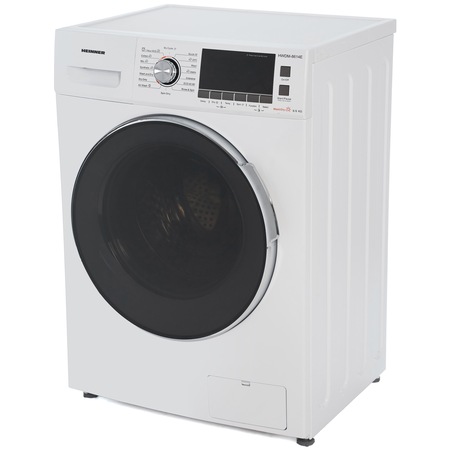 Masina de spalat rufe cu uscator Slim Heinner HWDM-8614E, Spalare 8 kg, Uscare 6 kg, 1400 RPM, Clasa B, Functie adaugare rufe, Program spalare si uscare rapid, Alb