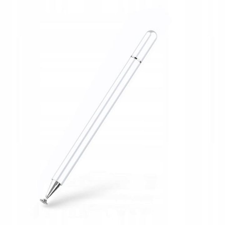 TECH-PROTECT CHARM STYLUS - Tablet ceruza fehér/ezüst