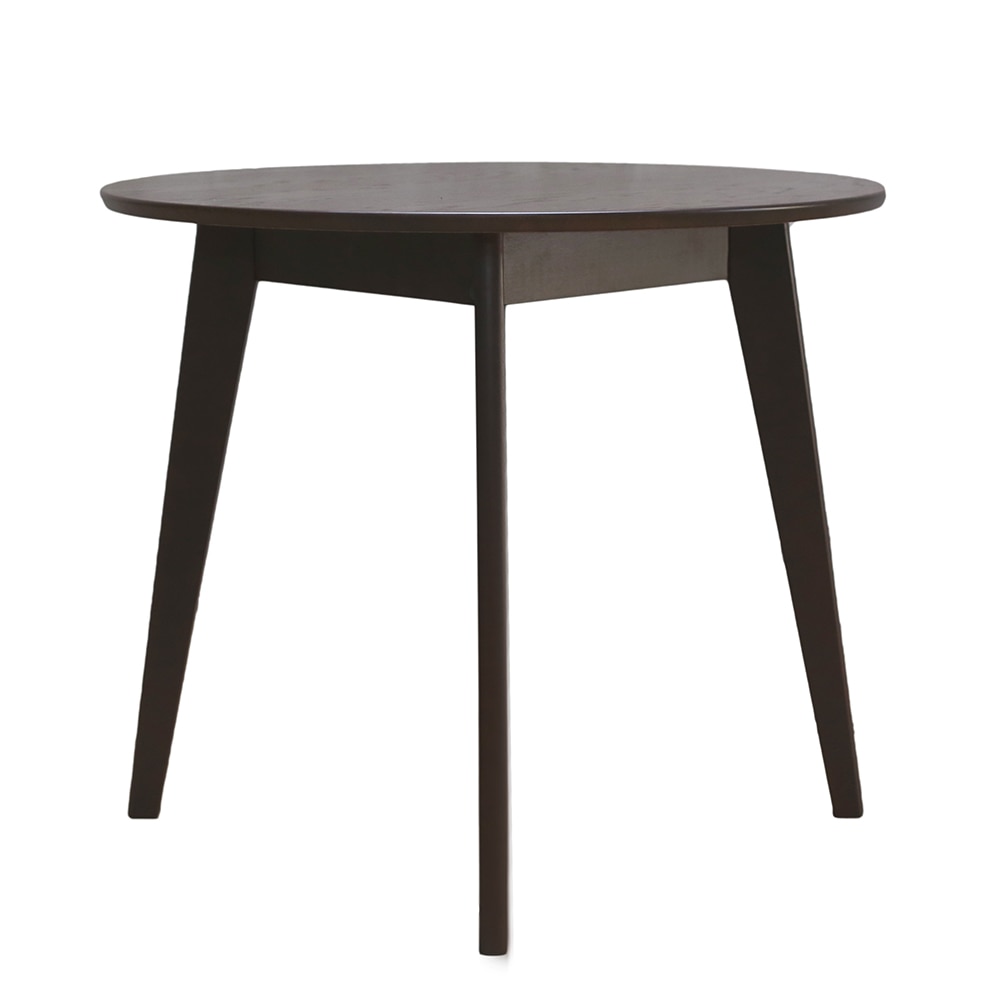 Masa rotunda din lemn de fag Moderna Modern, D900 mm, nuc