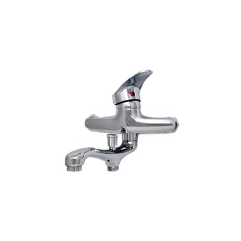 Baterie pentru cada 25 cm, crom, pipa rotativa Baterie pentru cada 25 cm, crom, pipa rotativa