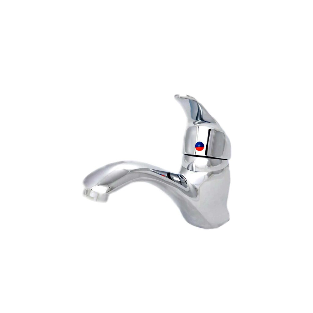 Baterie tip lavoar crom, pipa fixa, monocomanda, cartus ceramic, finisaj cromat