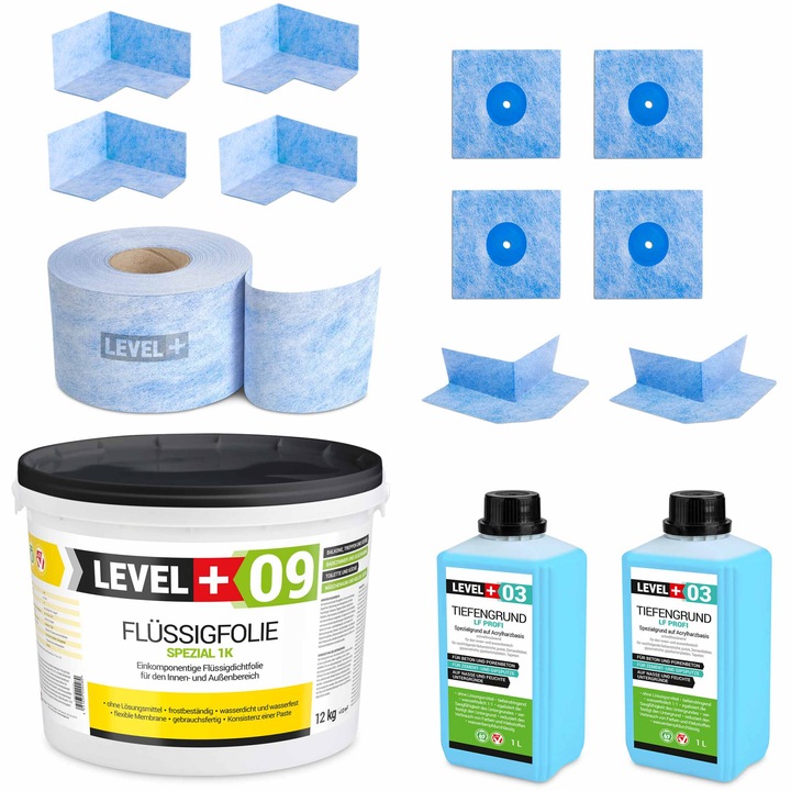 Level Plus tömítőkészlet, 2x03 / 1 L, 09/12 kg