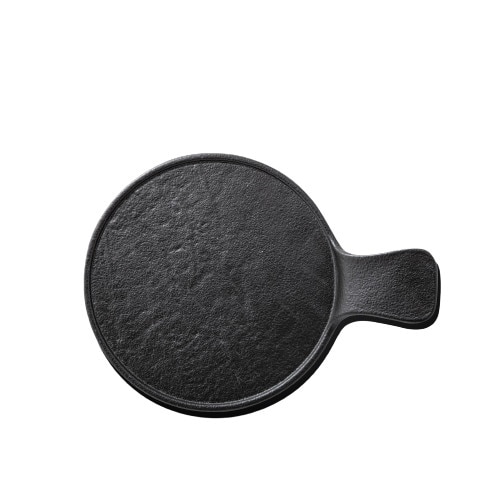 Platou rotund cu maner 30.5 x 21.5 CM SlateStone