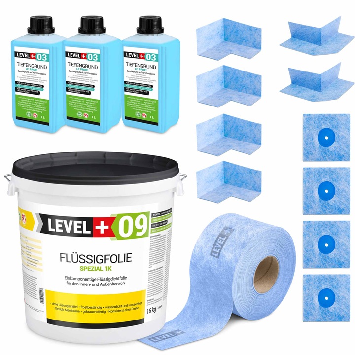 Level Plus tömítő készlet, 3x03 / 1 L, 09/16 kg