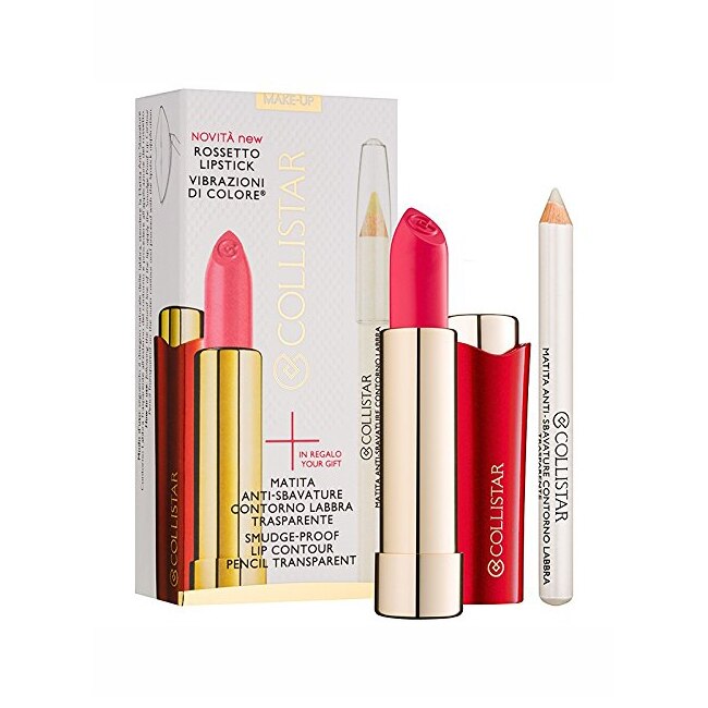 Set Collistar Vibrazioni Ruj si Creion buze, 39 Begonia, 4 ml