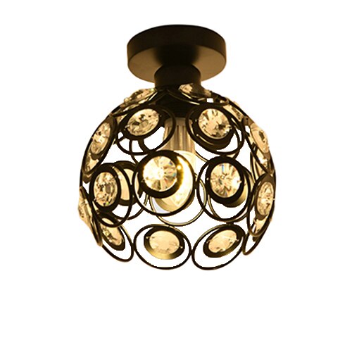 Lustra tip pendul negru ,dulie ceramica ,1xE27 200mm