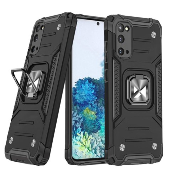 Калъф Wozinsky Ring Armor Case Kickstand за Xiaomi Mi Note 10 / Mi Note 10 Pro / Mi CC9 Pro, Black