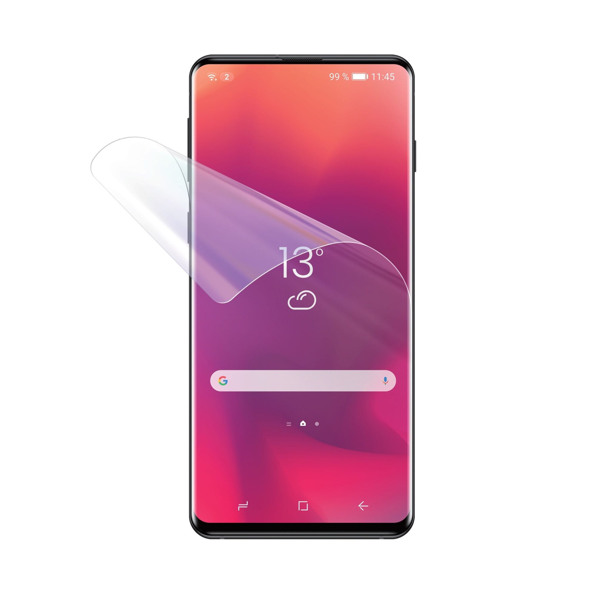 Set 2x Folie Invisible Protector FIXED, TPU, OnePlus 9 Pro, Transparent