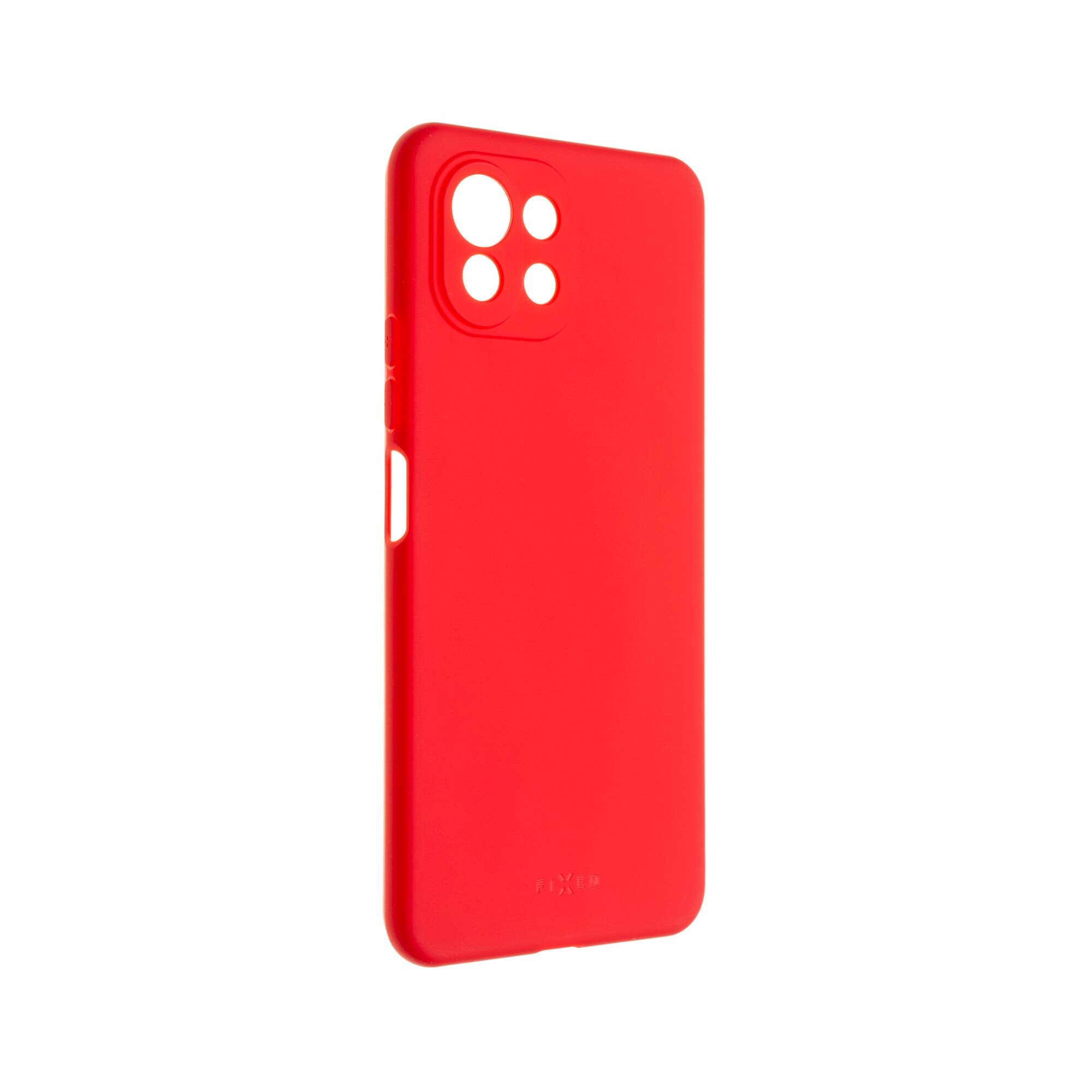 Husa de protectie spate Fixed Story pentru Xiaomi Mi 11 Lite/Mi 11 Lite 5G, rosu