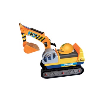 Excavator Ride-on M-Toys, cu casca, Galben Excavator Ride-on M-Toys, cu casca, Galben