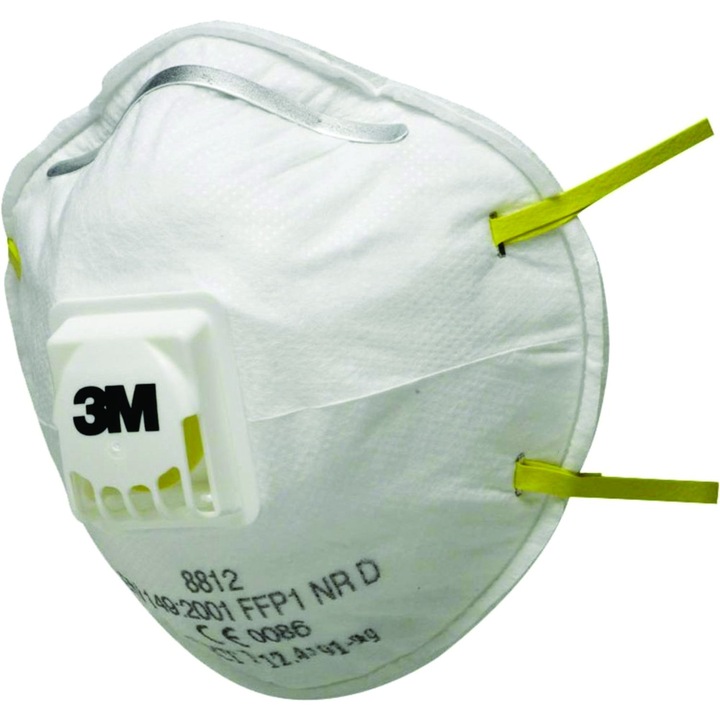 Masca de protectie respiratorie 3M™ 8812 cu supapa