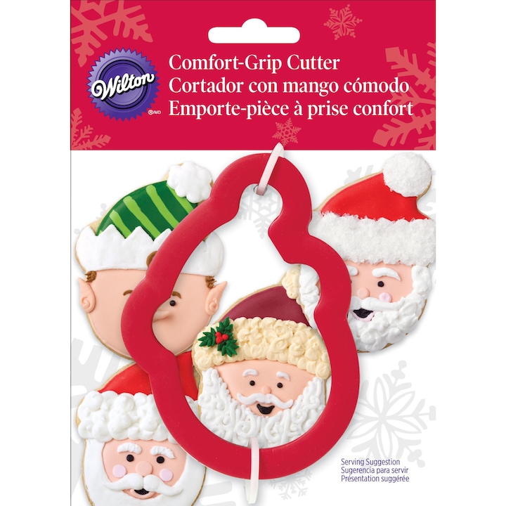 Decupator metalic in forma de Mos Craciun, Wilton