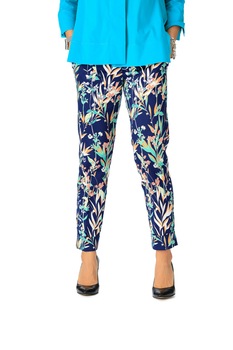 Pantaloni dama, Giorgal, Coloradi, din bumbac imprimat,multicolor, Multicolor Pantaloni dama, Giorgal, Coloradi, din bumbac imprimat,multicolor, Multicolor