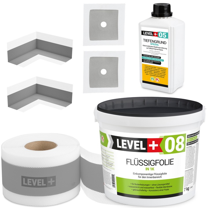 Set etansare dus, Level Plus, Compatibil 5 m², 05, 08/7 kg