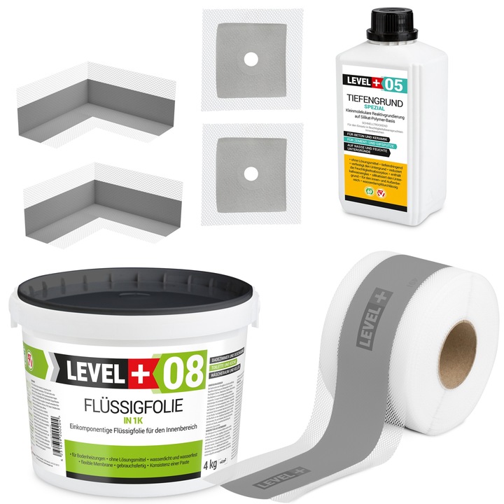 Set etansare dus, Level Plus, Compatibil 5 m², 05, 08/4 kg