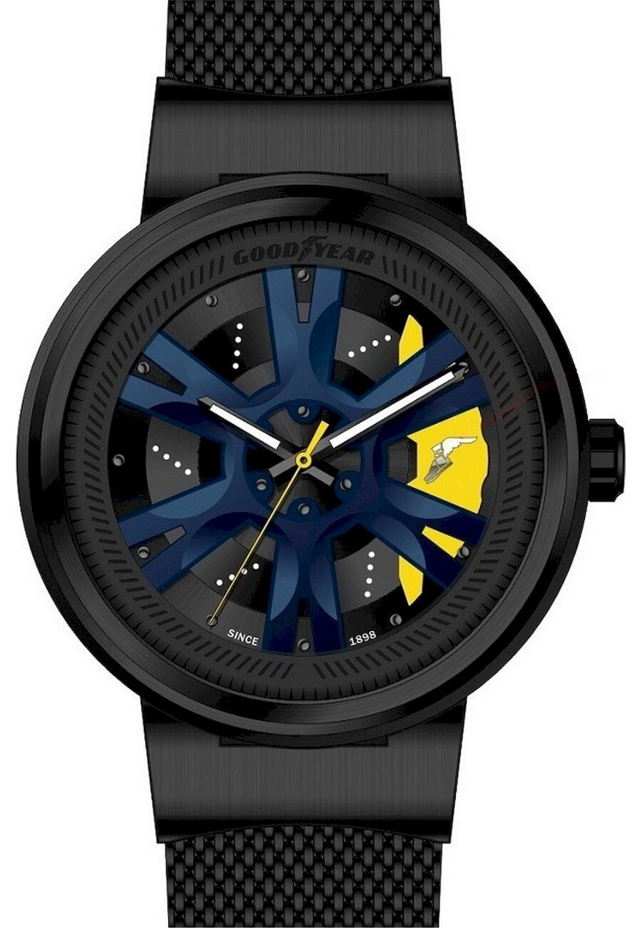 Ceas analogic, Goodyear, G.S01240.01.02, Quartz, 5 ATM, Multicolor