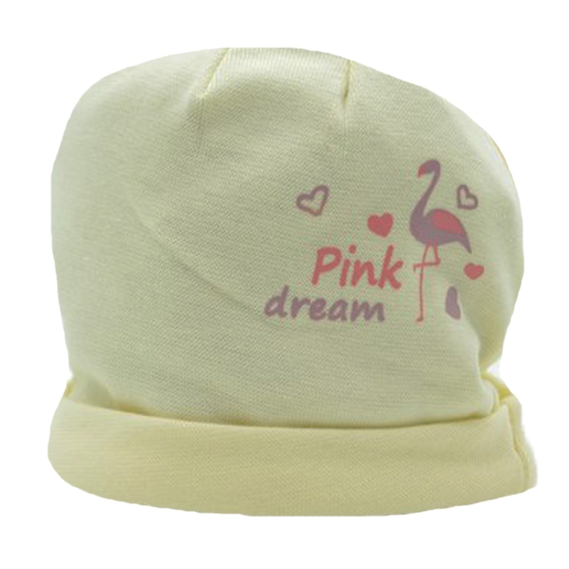 Caciula pentru fete Mini Bimbi MNN-9, Galben 52455