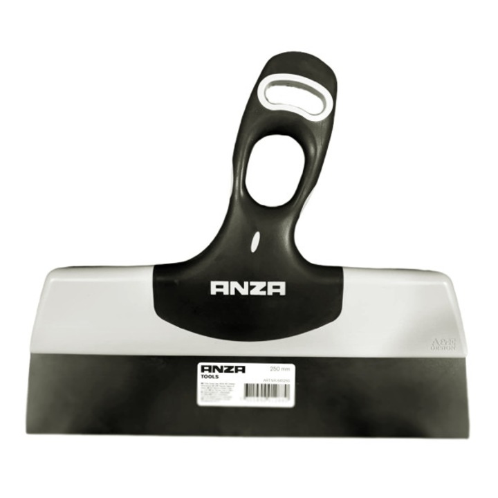 200 mm Anza spatulya, homlokzati lepke, acél ( INOX ) vékony penge spatulya