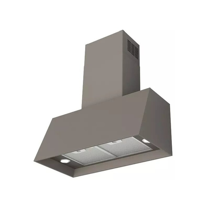 Hota decorativa, Mepamsa Country 70, 650 m³/h, 2 viteze, 230 W, L 70 cm, Gri