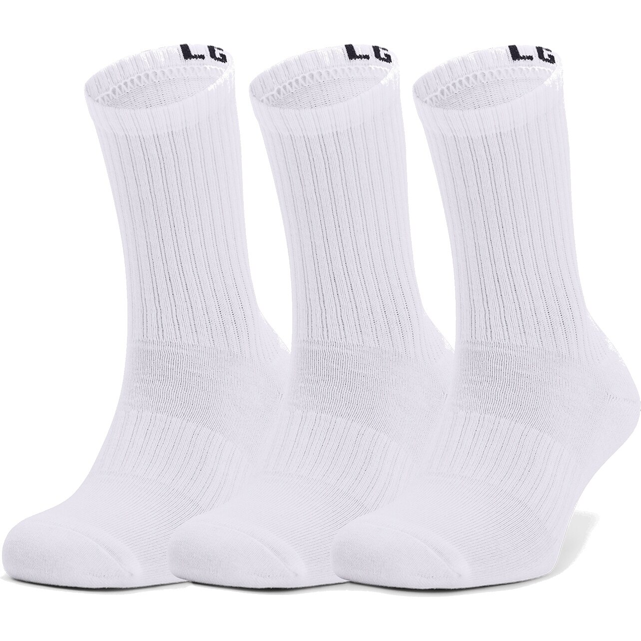 Sosete Under Armour Core Crew 3PK, Alb