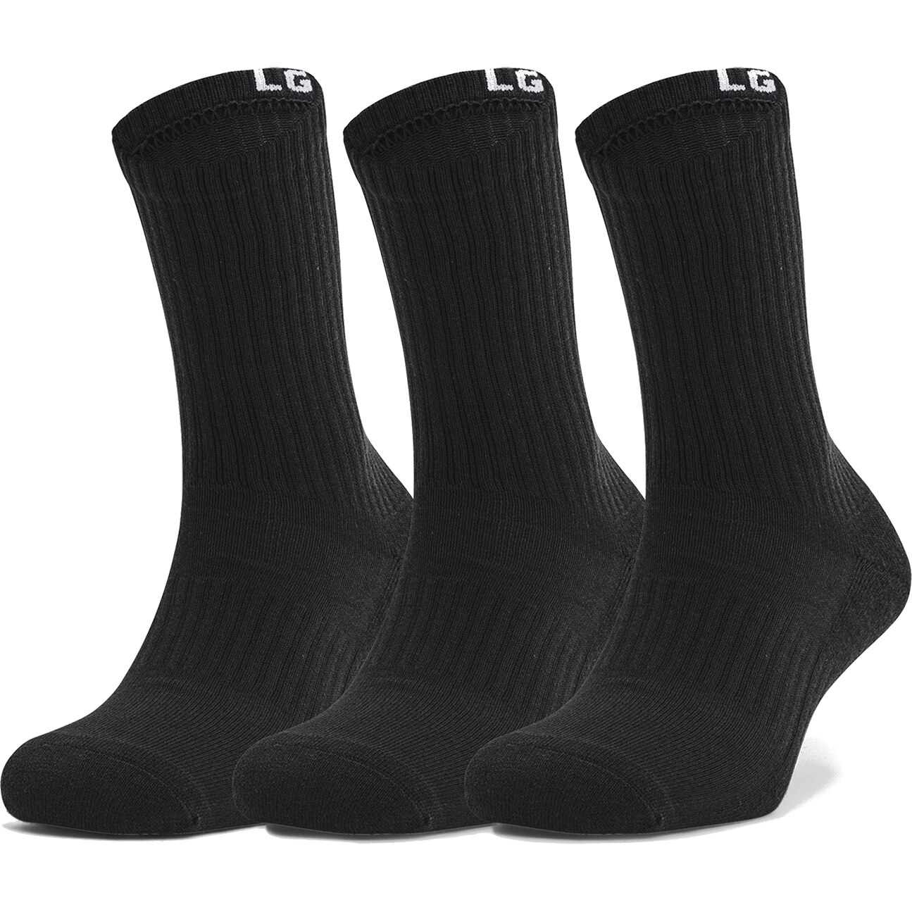 Sosete Under Armour Core Crew 3PK, Negru