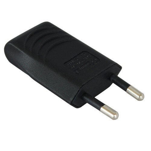 Stecher EU, 2.5A, IP20, negru, Commel, 524323