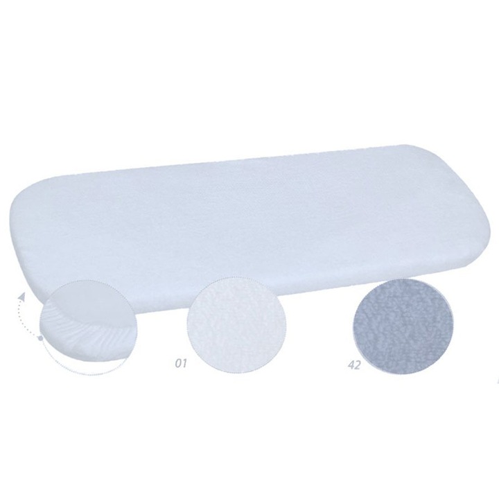 Чаршаф за количка Baby Matex 0247-42, 75х35 cm, Сив