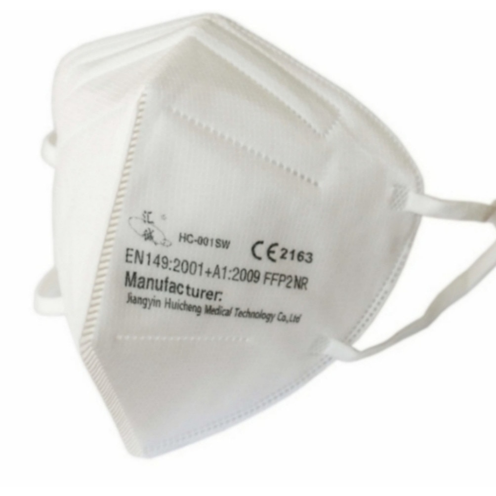 Masca FFP2, KN 95, ambalata individual, alba, profesionala